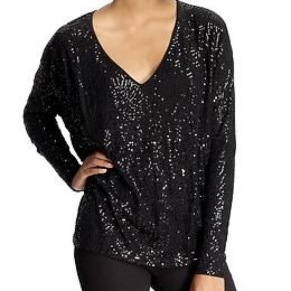 velvet by graham and spencer sequin top